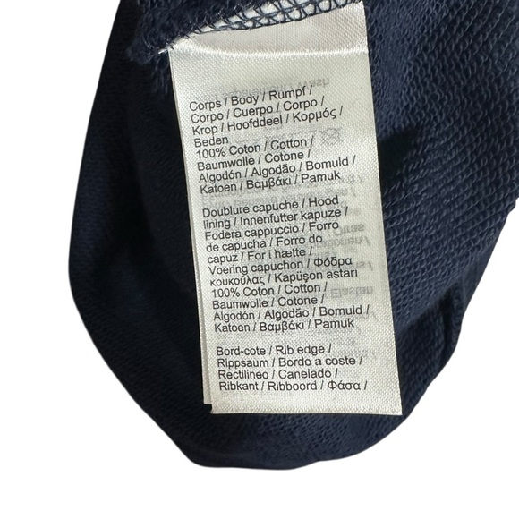 Lacoste Mens 3XL FR 8 Navy Blue Croc Logo 1927 Hoodie Sweatshirt Pullover NWT - Picture 9 of 11